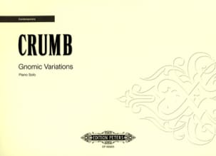 Gnomic-Variations George Crumb Partition Piano
