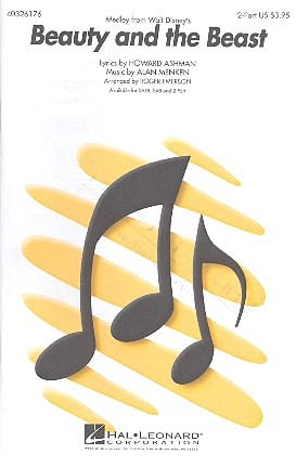 Beauty And The Beast Menken Alan / Ashman Howard Partition Chœur