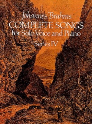 Complete Songs Volume 4 - BRAHMS - Partition - Mélodies