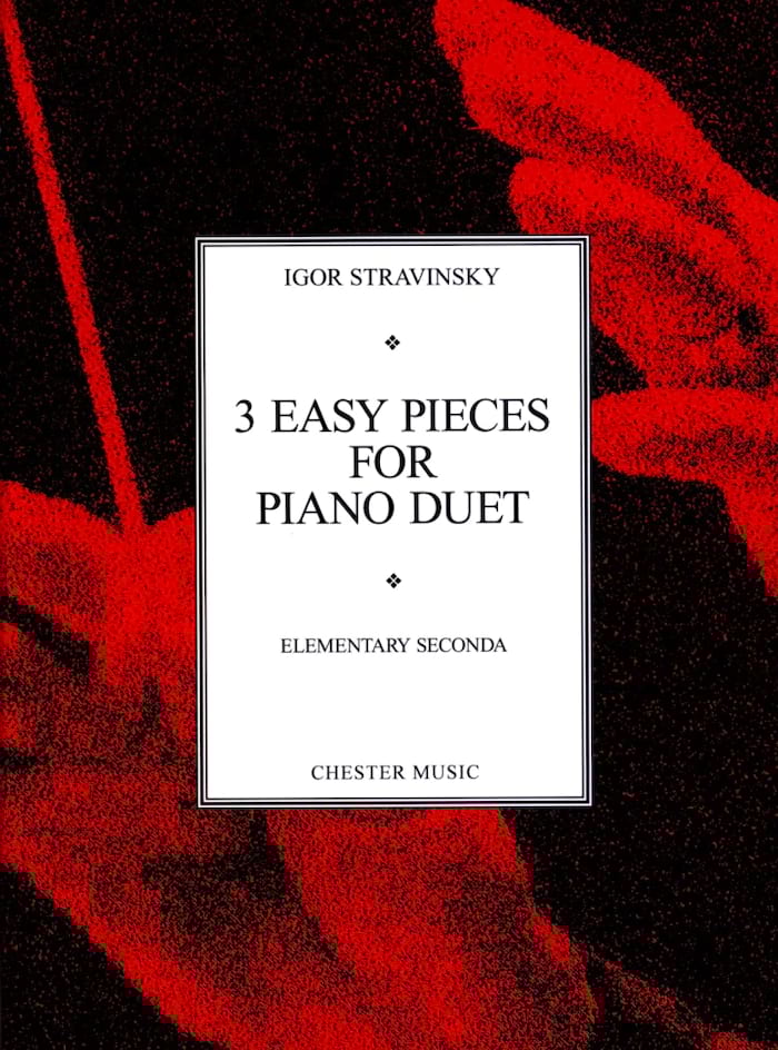 3 Easy Pieces. 3 Mains STRAVINSKY Partition Piano