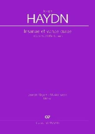 Insanae et Vanae Curae HAYDN Partition Chœur