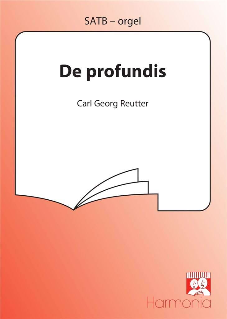 De Profundis Carl Georg Reutter Partition Chœur