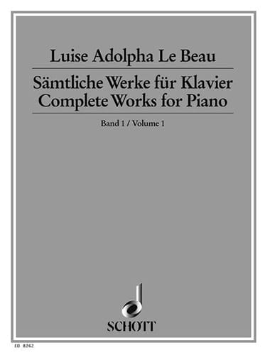 Complete Works For Piano Volume 1 - Beau Luise Adolpha Le - Partition