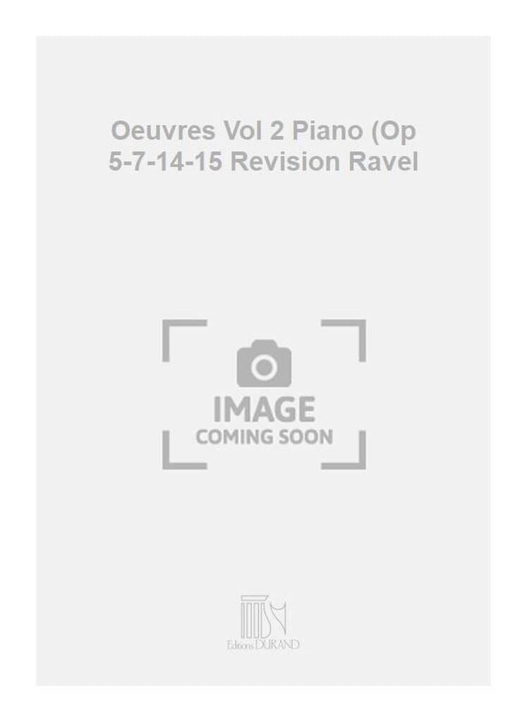 Oeuvres pour piano Volume 2 MENDELSSOHN Partition Piano