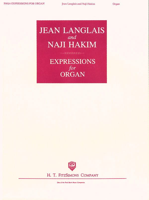 Expressions LANGLAIS / HAKIM Partition Orgue