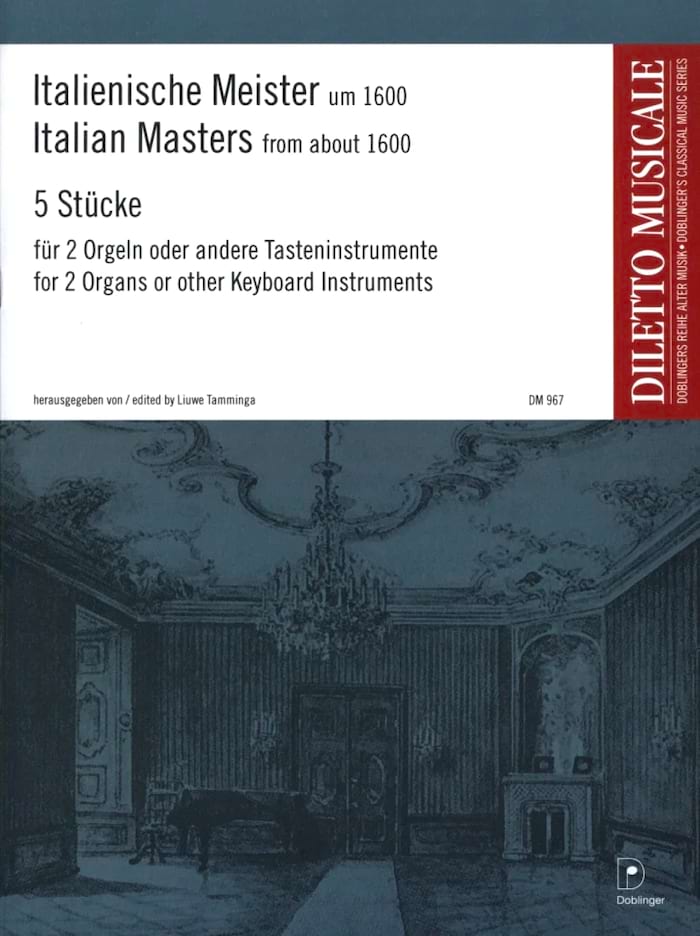 5 Pièces de Maîtres Italiens. 2 Orgues Partition Orgue