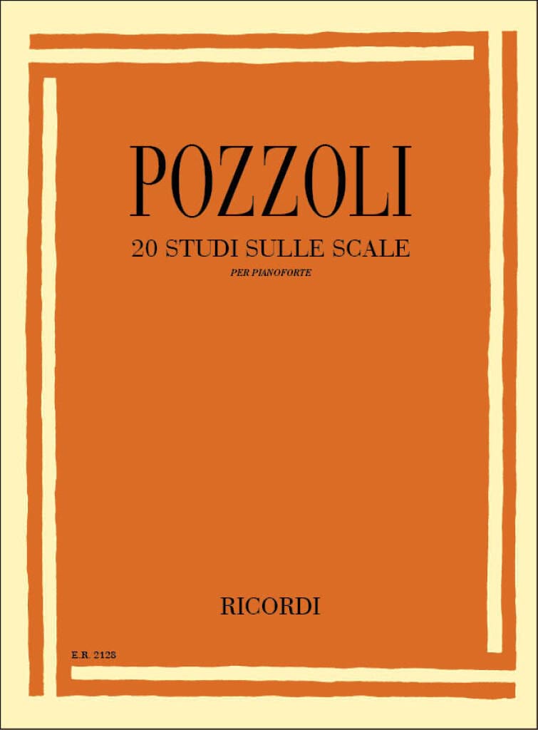 Et. 20 sur les gammes Pozzoli Partition Piano