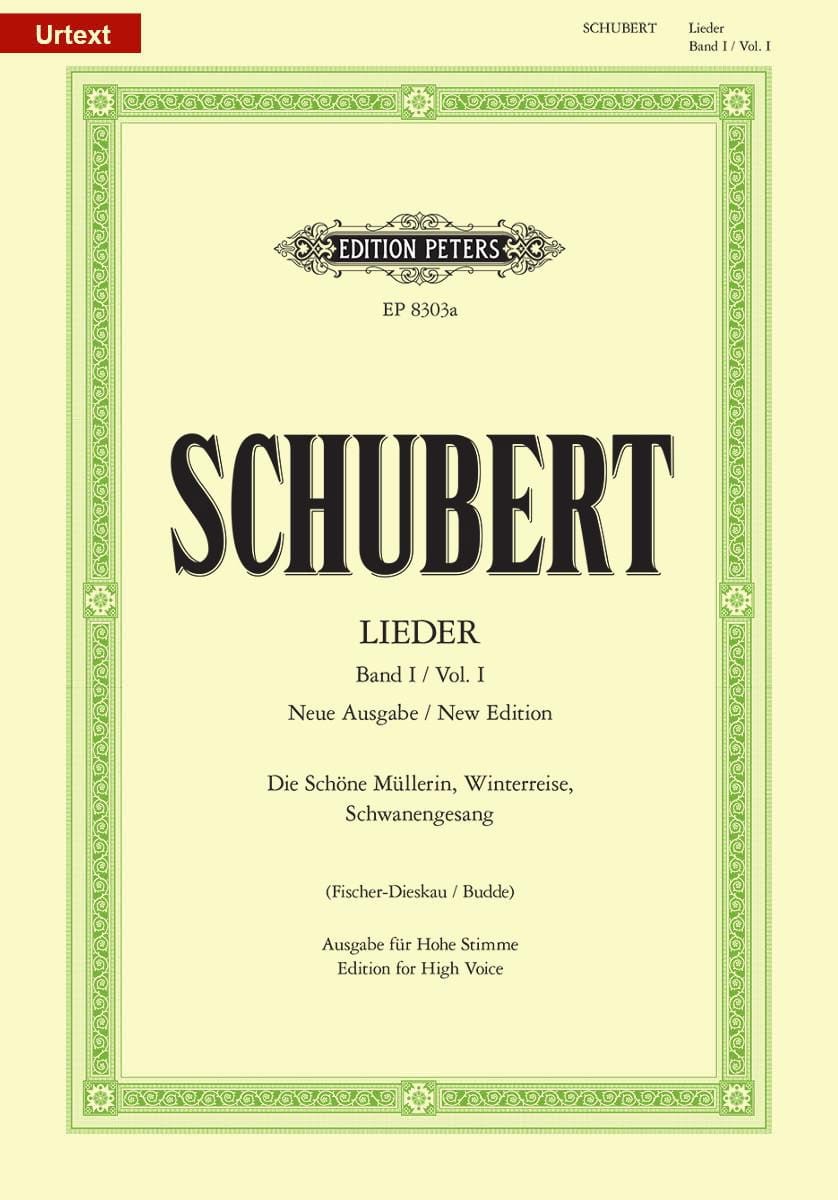 Lieder Volume 1 - Voix Haute - Fischer-Dieskau - SCHUBERT - Partition