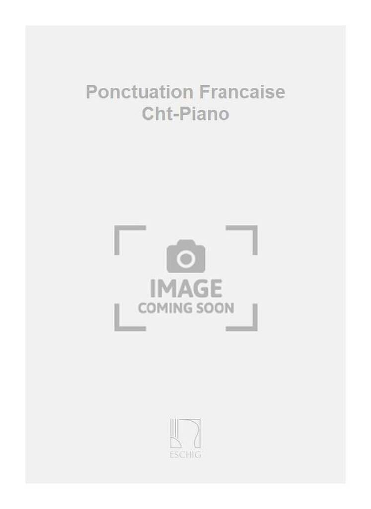 Ponctuation Française Alexandre Tansman Partition