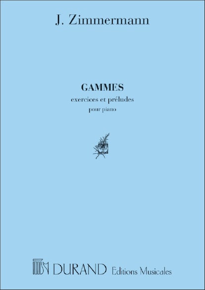 Gammes Exercices et Préludes J. Zimmerman Partition Piano