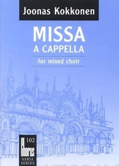 Missa A Cappella Joonas Kokkonen Partition Chœur