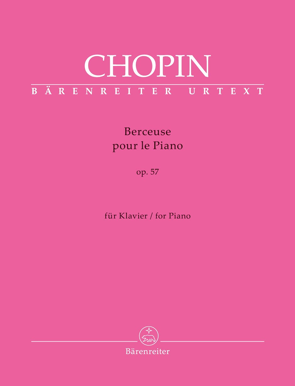 Berceuse - Piano - CHOPIN - Partition - Piano