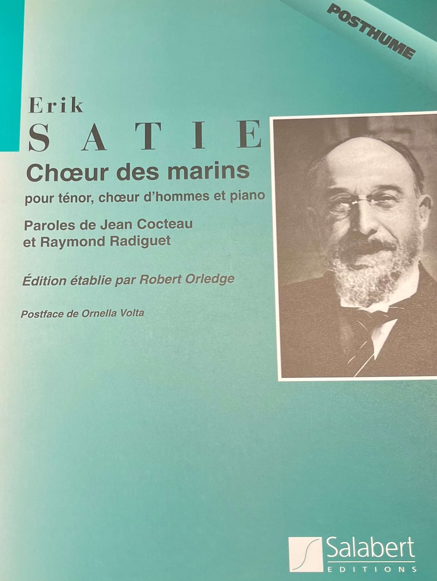 Choeur de marins SATIE Partition Chœur