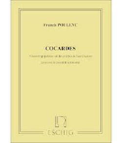 Cocardes. POULENC Partition Mélodies