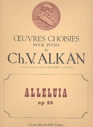 Alleluia Op. 25 ALKAN Partition Piano