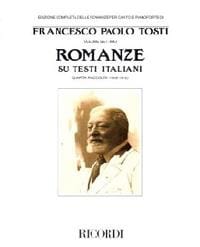Romanze Su Testi Italiani - Quarta Raccolta - Francesco Paolo Tosti