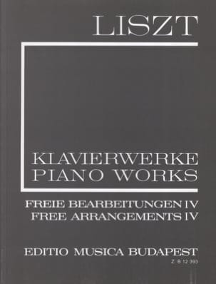 Arrangements Volume 4. Série 2 Volume 4 LISZT Partition Piano