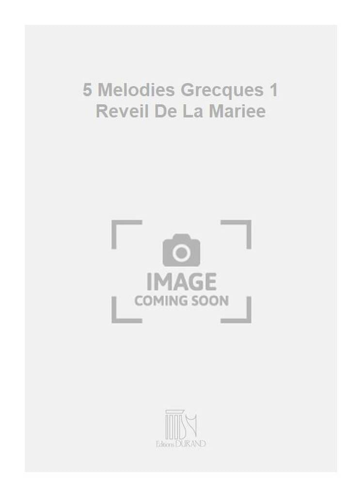 Réveil de la Mariée RAVEL Partition Mélodies