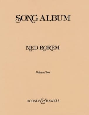 Song Album Volume 2 - Ned Rorem - Partition