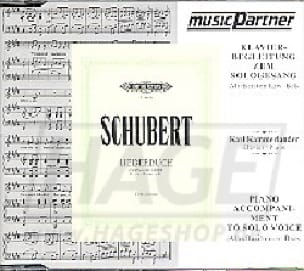 Liederbuch CD SCHUBERT Partition Mélodies