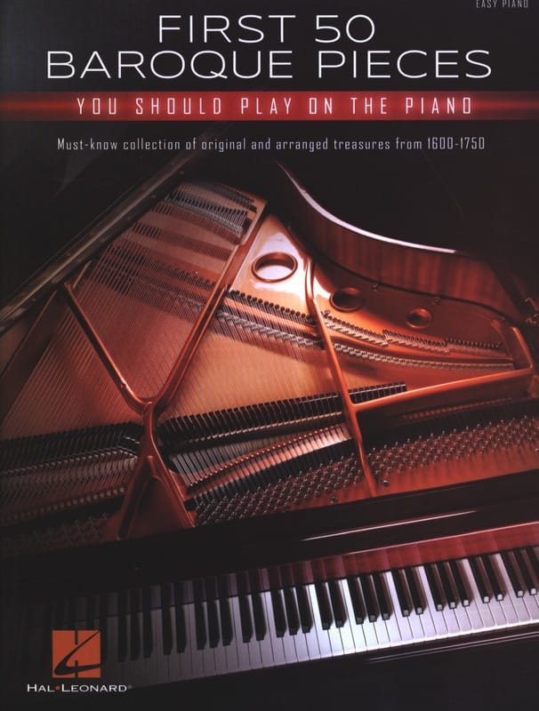First 50 Baroque Pieces Partition Piano