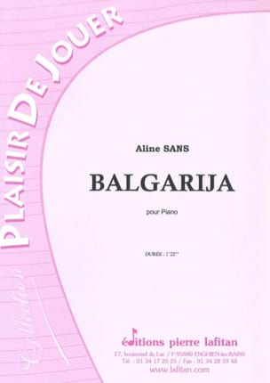 Parcourir les pages de Balgarija - Aline Sans - Partition - Piano