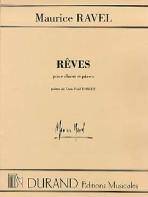 Rêves RAVEL Partition Mélodies