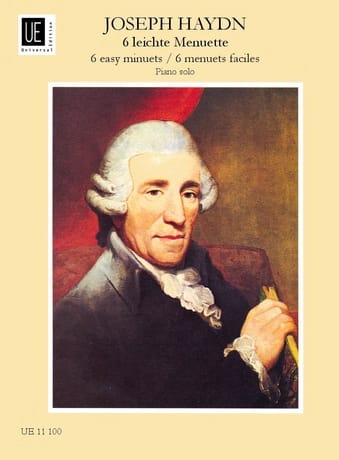 6 leichte Menuette HAYDN Partition Piano