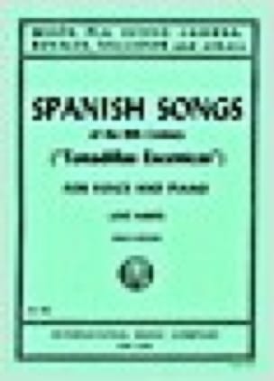 Spanish Songs Partition Recueils