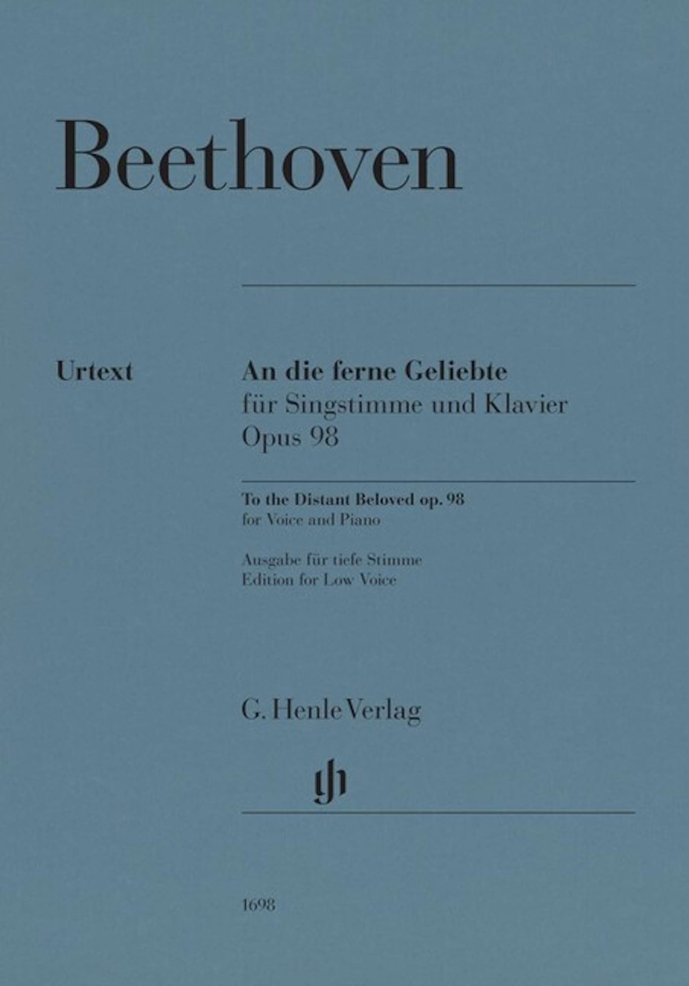 An die Ferne Geliebte - Opus 98. Voix Grave - BEETHOVEN - Partition
