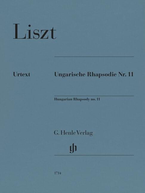 Rhapsodie hongroise n°11 LISZT Partition Piano