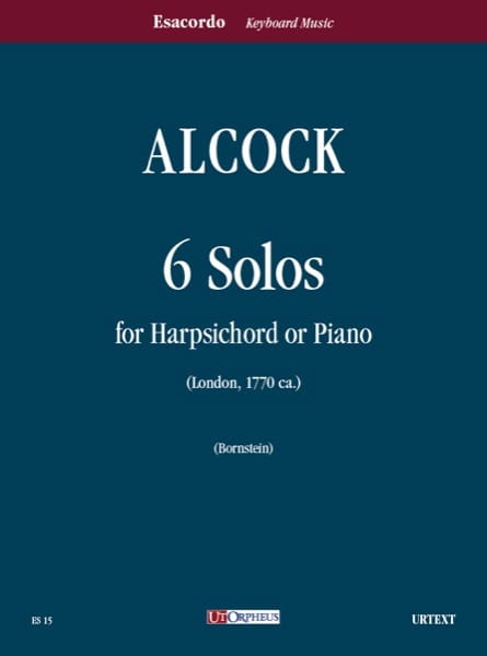 6 Solo 1770 Alcock Partition Clavecin