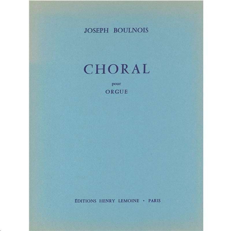Choral Joseph Boulnois Partition Orgue