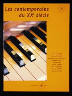 Les Contemporains Du 20ème Siècle Volume 5 Partition Piano