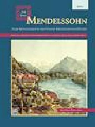 24 Songs. Voix Moyenne - MENDELSSOHN - Partition - Mélodies
