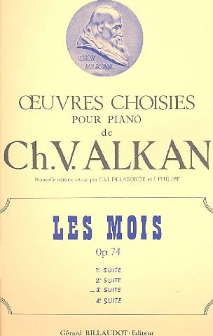 Les Mois Opus 74. Volume 3 ALKAN Partition Piano