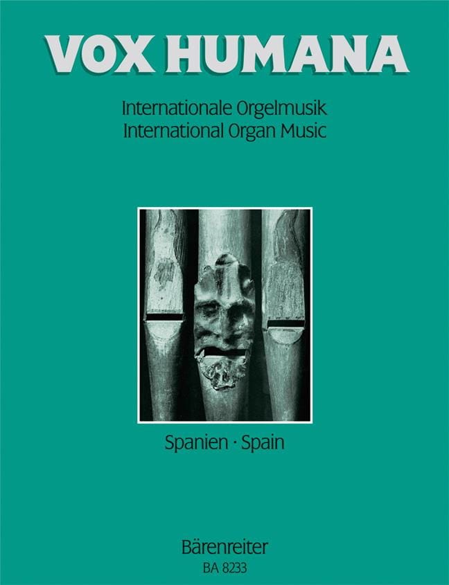 Vox Humana. Volume 3. Espagne Partition Orgue