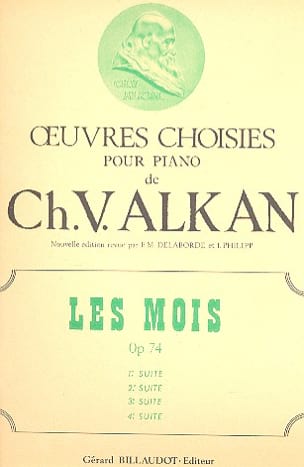 Les Mois Opus 74. Volume 4 ALKAN Partition Piano