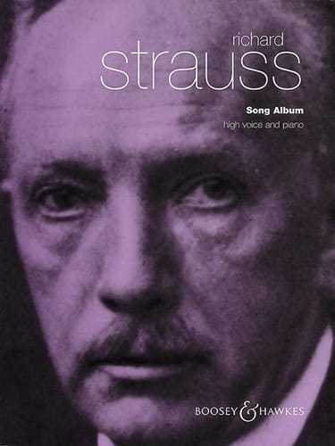 Song Album. Voix Haute Richard Strauss Partition Mélodies