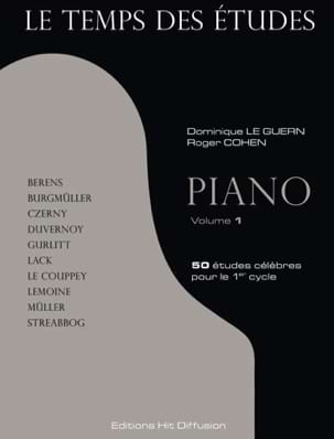 Le Temps des Etudes Volume 1 Partition Piano