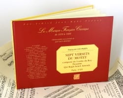 7 Versets Du Motet 1705 COUPERIN Partition Musique de chambre vocale