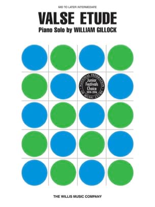 Valse Etude William Gillock Partition Piano