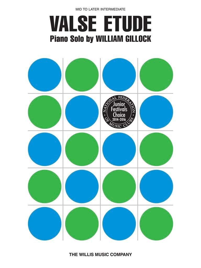 Valse Etude William Gillock Partition Piano