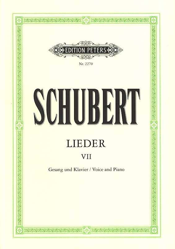 Lieder Volume 7 - Ton Original SCHUBERT Partition Mélodies
