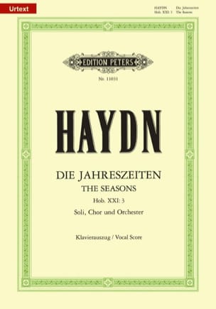 Les Saisons Hob XXI:3 21-3 HAYDN Partition Chœur