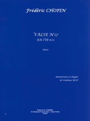 Valse N° 17 - CHOPIN - Partition - Piano
