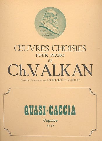 Quasi-Caccia Caprice Op. 53 ALKAN Partition Piano
