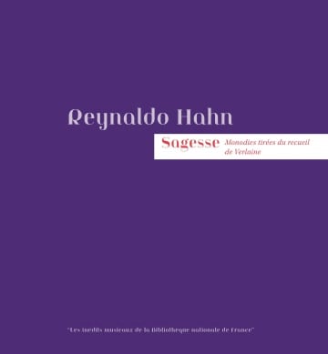 Sagesse Reynaldo Hahn Partition Mélodies