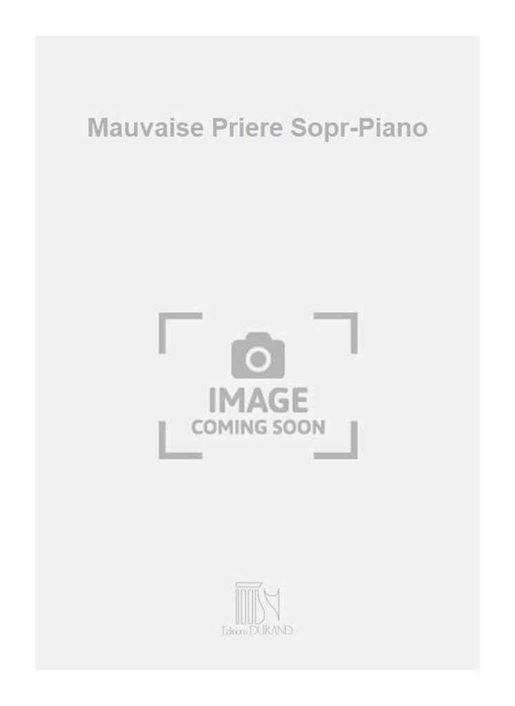 La Mauvaise Prière Voix Haute Louis Aubert Partition Mélodies