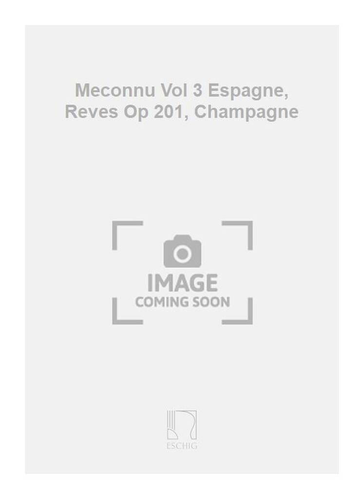 Méconnu Volume 3 ALBENIZ Partition Piano